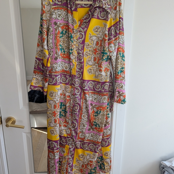 MANGO Multicolor Baroque Dress - Picture 6 of 7